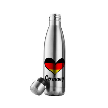 Germany flag, Inox (Stainless steel) double-walled metal mug, 500ml