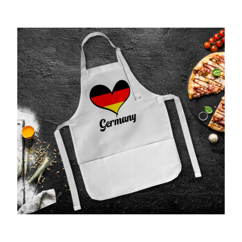 Germany flag, Ποδιά Σεφ Ολόσωμη Παιδική (με ρυθμιστικά και 2 τσέπες)