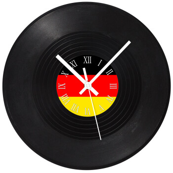 Germany flag, Ρολόι τοίχου Βινύλιο (30cm)