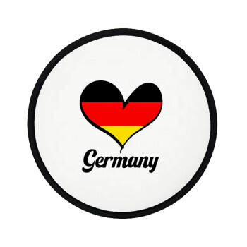 Germany flag, Βεντάλια υφασμάτινη αναδιπλούμενη με θήκη (20cm)