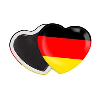 Germany flag, Μαγνητάκι καρδιά (57x52mm)