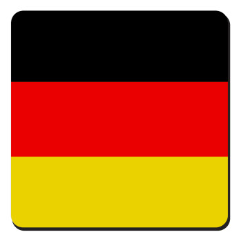 Germany flag, Τετράγωνο μαγνητάκι ξύλινο 9x9cm