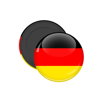 Germany flag, Μαγνητάκι ψυγείου στρογγυλό διάστασης 5cm