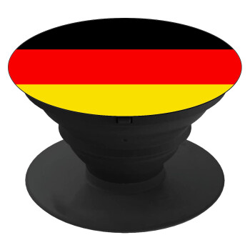Germany flag, Phone Holders Stand  Black Hand-held Mobile Phone Holder