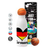 Bascetball Metal mug thermos, double wall, 550ml
