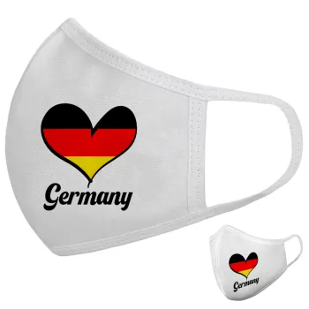 Germany flag, Μάσκα υφασμάτινη υψηλής άνεσης παιδική (Δώρο πλαστική θήκη)