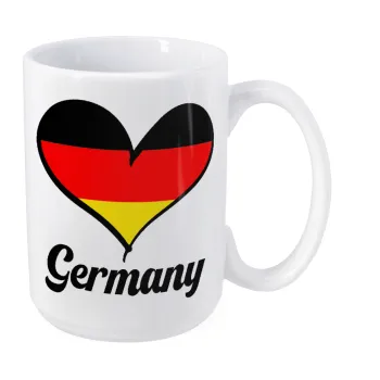 Germany flag, Κούπα Mega, κεραμική, 450ml