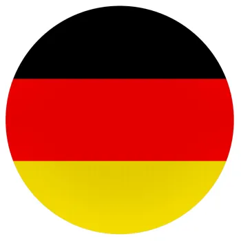 Germany flag, Mousepad Στρογγυλό 20cm