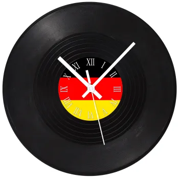 Germany flag, Ρολόι τοίχου Βινύλιο (30cm)