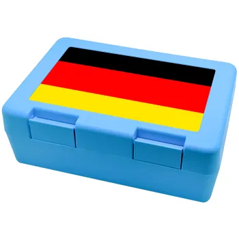 Germany flag, Παιδικό δοχείο κολατσιού ΓΑΛΑΖΙΟ 185x128x65mm (BPA free πλαστικό)