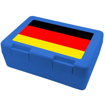 Germany flag, Παιδικό δοχείο κολατσιού ΜΠΛΕ 185x128x65mm (BPA free πλαστικό)