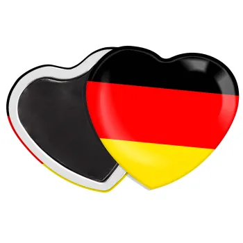 Germany flag, Μαγνητάκι καρδιά (57x52mm)