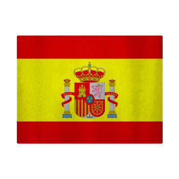 Spain flag, Επιφάνεια κοπής γυάλινη (38x28cm)