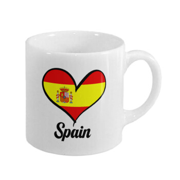 Spain flag, Κουπάκι κεραμικό, για espresso 150ml