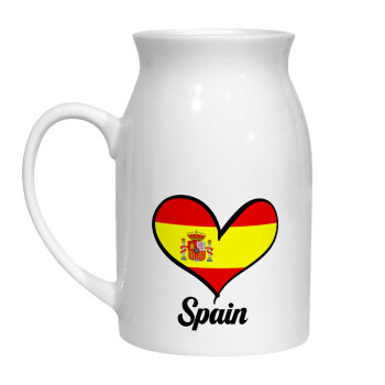 Spain flag, Κανάτα Γάλακτος, 450ml (1 τεμάχιο)