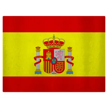 Spain flag, Επιφάνεια κοπής γυάλινη (38x28cm)