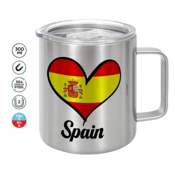 Spain flag, Mug Stainless steel double wall 300ml