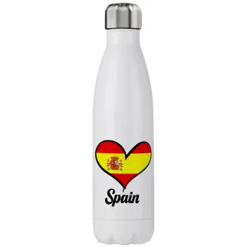 Spain flag, Stainless steel, double-walled, 750ml