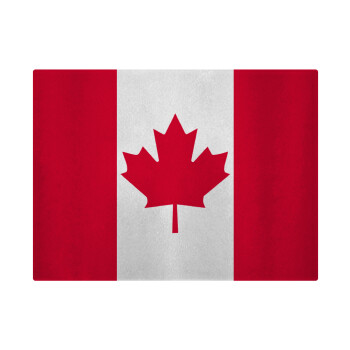 Canada flag, Επιφάνεια κοπής γυάλινη (38x28cm)