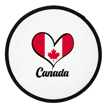 Canada flag, Βεντάλια υφασμάτινη αναδιπλούμενη με θήκη (20cm)