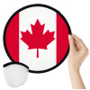 Canada flag, Βεντάλια υφασμάτινη αναδιπλούμενη με θήκη (20cm)