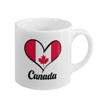 Canada flag, Κουπάκι κεραμικό, για espresso 150ml