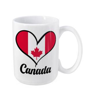 Canada flag, Κούπα Mega, κεραμική, 450ml