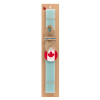 Easter Set, wooden keychain & aromatic flat Easter candle (30cm) (TURQUOISE)