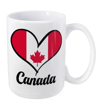 Canada flag, Κούπα Mega, κεραμική, 450ml
