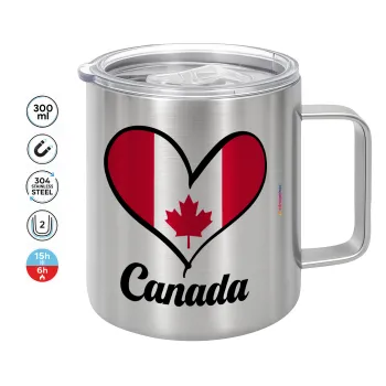 Canada flag, Mug Stainless steel double wall 300ml