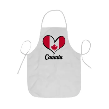Canada flag, Ποδιά Σεφ ολόσωμη κοντή  Παιδική (44x62cm)