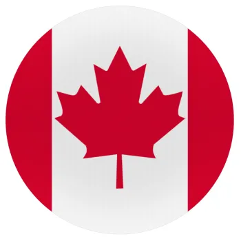 Canada flag, Mousepad Στρογγυλό 20cm