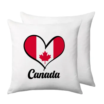 Canada flag, Μαξιλάρι καναπέ 40x40cm περιέχεται το  γέμισμα