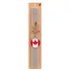 Easter Set, wooden keychain & scented Easter candle flat (30cm) (GRAY)