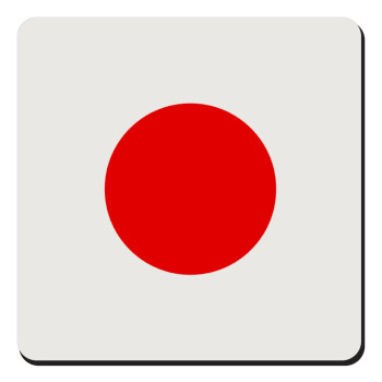 Japan flag, Τετράγωνο μαγνητάκι ξύλινο 9x9cm