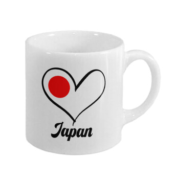 Japan flag, Κουπάκι κεραμικό, για espresso 150ml