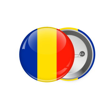Romania flag, Κονκάρδα παραμάνα 7.5cm