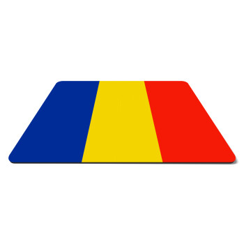 Romania flag, Mousepad ορθογώνιο 27x19cm
