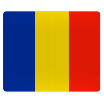 Romania flag, Mousepad ορθογώνιο 23x19cm