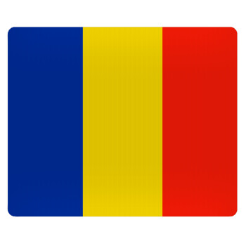 Romania flag, Mousepad rect 23x19cm