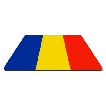 Romania flag, Mousepad ορθογώνιο 27x19cm