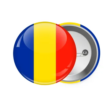 Romania flag, Κονκάρδα παραμάνα 7.5cm