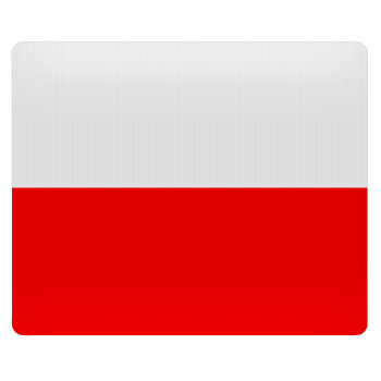 Poland flag, Mousepad rect 23x19cm