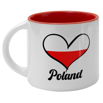Poland flag, Κούπα κεραμική 400ml