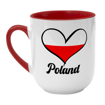 Poland flag, Κούπα κεραμική tapered 260ml