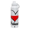 1L Stainless Steel Thermal Bottle with Phone Holder & Double Wall Insulation