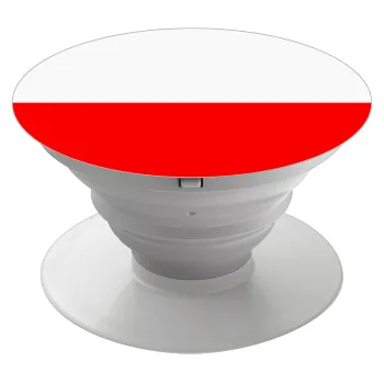 Poland flag, Phone Holders Stand  Λευκό Βάση Στήριξης Κινητού στο Χέρι