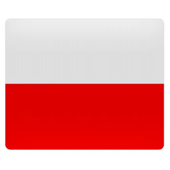 Poland flag, Mousepad ορθογώνιο 23x19cm