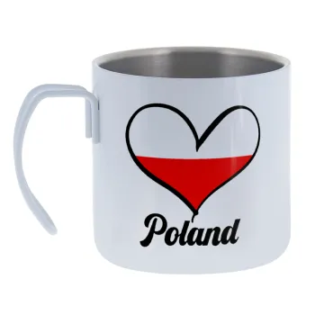 Poland flag — Κούπα Ανοξείδωτη διπλού τοιχώματος 400ml