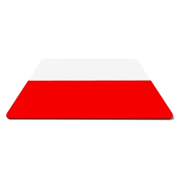 Poland flag, Mousepad rect 27x19cm
